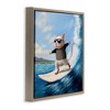 Stupell Industries Cool Surfer Mouse Blue Ocean Waves, 25" x 25" - 3 of 4