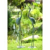 SPI Home Contemplative Garden Crane Pair – Set of 2 Elegant Metal Sculptures for Outdoor Decor - 2 of 3
