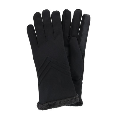 Isotoner Women's Touchscreen Chevron Winter Glove with Microluxe Lining