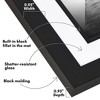 Americanflat Picture Frame with Decorative Inner Mat Accent - Shatter Resistant Glass and Easel Stand - 3 of 4