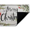 Stupell Industries Rustic Merry Christmas Cardinals Printed Outdoor Door Mat, design by Dogwood Portfolio, 18"x30" - 2 of 4