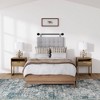 Nathan James Set of 2 Wood Nightstands Brown - 2 of 4