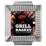 Kaluns Grill Basket, Heavy Duty Stainless Steel  Grilling Basket for Vegetables and Meat