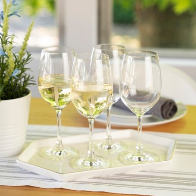 Spiegelau 13.4 oz Lead-Free Crystal White Wine Glasses Set of 4