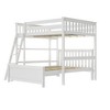 L-Shaped Full over Full Bunk Bed with Bookcase - 2 of 4
