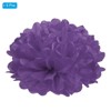 Unique Bargains Decorative Reusable Party Wedding Tissue Pom Poms Flowers 5 Pcs - 3 of 4