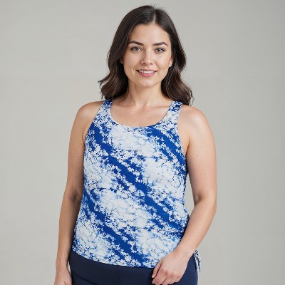 Women's Calypsa Maya Tankini Swim Top With Removable Cups