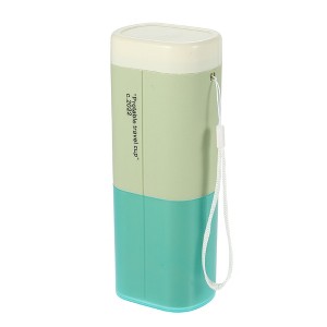 Unique Bargains Large Capacity Toothbrush Case with Cup Traveling Toothbrush Holders PP PE 7.87"x3.07"x2.28" 1 Pcs - 1 of 4