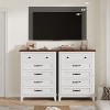 5 Dresser for Bedroom, 41.3" Tall Vertical Drawer Dresser with Storage Freestanding, Wooden Closet Storage Chest - 2 of 4