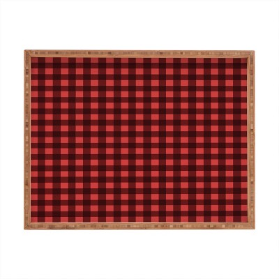 Emanuela Carratoni Holiday Vichy Theme Rectangular Tray -Deny Designs