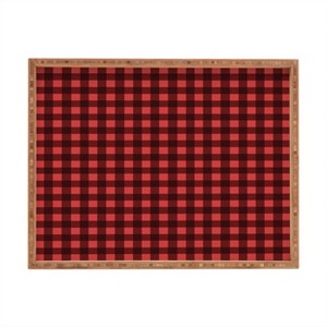 Emanuela Carratoni Holiday Vichy Theme Rectangular Tray -Deny Designs - 1 of 2
