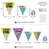 Big Dot of Happiness 90's Throwback - DIY 1990s Party Pennant Garland Decoration - Triangle Banner - 30 Pieces - 3 of 4