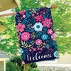 Bright Floral Spring House Flag Welcome Flowers 28" x 40" Briarwood Lane - 4 of 4