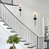 CityFurn 1-Light Modern Wall Sconces with Glass Shade - 3 of 4
