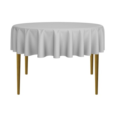 Lann's Linens 5-Pack Polyester Fabric Tablecloth for Wedding, Banquet, Restaurant