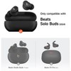 SURITCH Cases for Beats Solo Buds 2024 Case Cover, Magnetic Protective Covers, Rugged Bumper Case with Magnetic Lok & Carabiner & Keyring, Black - 2 of 3