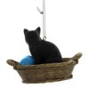 Ganz 2.5 Inch Cat Basket Yarn Kitten Kitten Tree Ornaments - 2 of 2