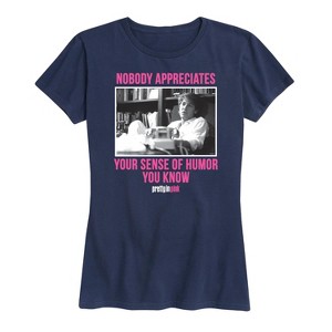 Women's - Pretty in Pink - Duckie and Blane Short Sleeve Graphic T-Shirt - 1 of 4