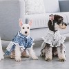Touchdog (R) I love Poochi Classical Plaid Fashion Designer Dog Dress - 4 of 4