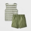 Baby Boys' Henley Top & Bottom Set - Cat & Jack™ - 2 of 3