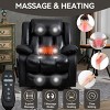 Electric Recliner Armchair Dual Motor Power Lift Recliner Chair With Vibration Massage And Lumbar Heating,Rising Recliner Chair-Cuddlewood - 2 of 4