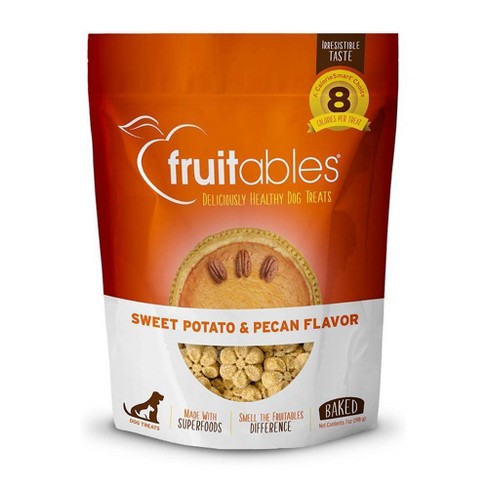 Fruitables Baked Sweet Potato & Pecan Flavor Healthy Low Calorie Baked Dog Treats - 7oz - image 1 of 4