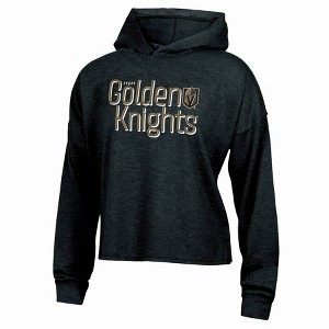 NHL Vegas Golden Knights Women's Dark Fleece Hooded Sweatshirt - 1 of 3