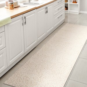Clayton Coastal Solid Glam Shag Machine-Washable Rug - JONATHAN Y - 1 of 4