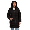 Women's Winter 3/4 Stretch Packable Puffer Coat - S.E.B. By SEBBY - 4 of 4