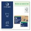 Tork Small Pack Foodservice Cloth, 1-Ply, 11.75 x 14.75, Unscented, White/Red Stripe, 50/Poly Pack, 4 Packs/Carton - 3 of 4