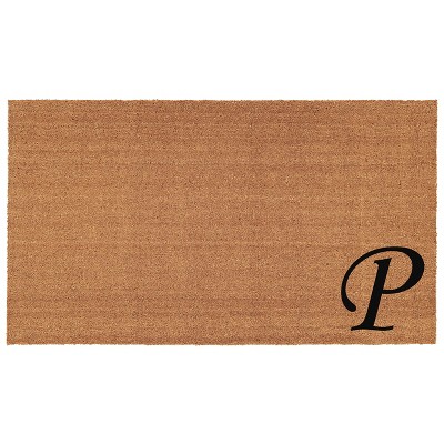 Calloway Mills 153622436P Urban Chic Monogram Doormat 24 In. x 36 In. (Letter P)
