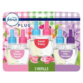 Febreze Plug Triple Refill Floral Variety Pack - 3ct