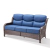 Gymojoy Outdoor Wicker Sofa PE Rattan Patio Couch Sofa for Garden - 3 of 4
