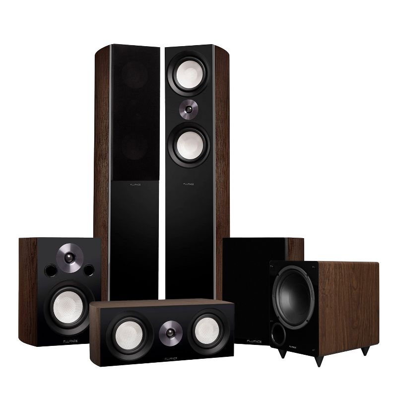 Fluance Reference Surround Sound Home Theater 5.1 Channel Speaker System with DB10 Subwoofer, 1 of 9