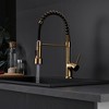 Matte Black Kitchen Faucet Single Handle Stainless Steel, Commercial Single Hole Modern One Hole Bar Sink Faucet - 4 of 4