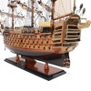 HMS Victory Ship Model – Wood & Metal – 27" H Fully Assembled Display Replica By Old Modern Handicrafts - 3 of 4