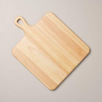 11"x16" Wooden Paddle Serving Board with Handle Natural - Hearth & Hand™ with Magnolia