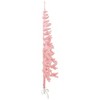 vidaXL Christmas Tree Decoration Slim Artificial Half Xmas Tree with Stand - Pink 59.1" - 4 of 4