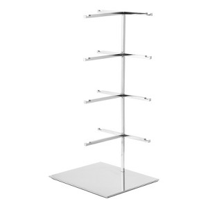 Unique Bargains Stainless Steel Durable Space-Saving Eyewear Display Sunglasses Display Stand - 1 of 3