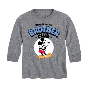 Boys' - Disney - Member Of The Brother Club Long Sleeve Graphic T-Shirt - 1 of 4