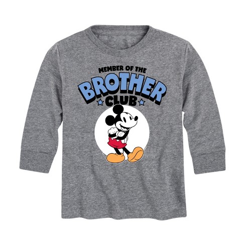 Boys' - Disney - Member Of The Brother Club Long Sleeve Graphic T-Shirt - image 1 of 4