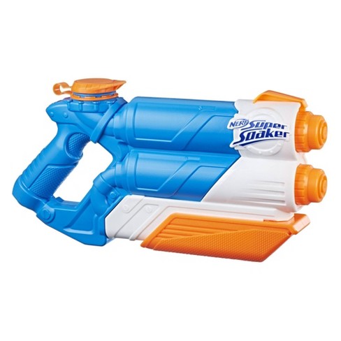 Pistolet à eau Nerf Super Soaker Twister, tire 2 jets d'eau