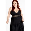 CITY CHIC | Women's Plus Size  Aura Maxi Dress - black - 24W - 2 of 4