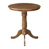 International Concepts 30" Round Top Pedestal Table - 34.9"H - 2 of 4