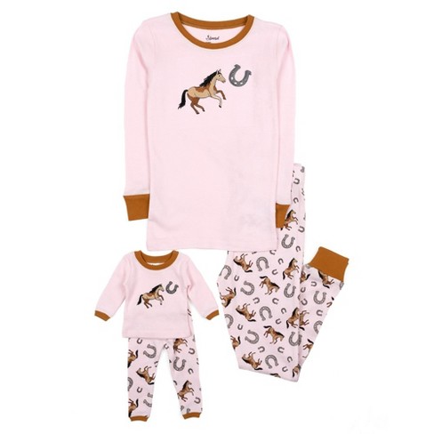 Leveret Matching Girl & Doll Christmas Pajamas – Leveret Clothing