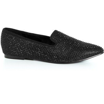 Avenue | Women's Flat Shoe Maya - Black - 10w : Target