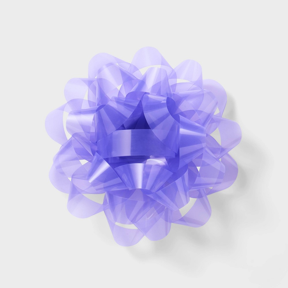 Purple Pet Bow - Spritz™: Solid Decorative Gift Packaging Accessory, 6" Polypropylene Ribbon for All Occasions