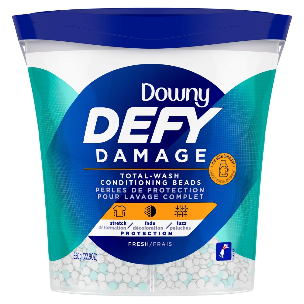 Downy Defy Damage Total-Wash Conditioning Beads, Fresh, 22.9 oz