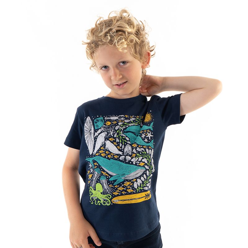 Mightly Boys & Girls Fair Trade Organic Cotton Graphic Short Sleeve T-Shirt 2-pack, 3 of 6