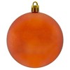 Northlight Shatterproof Matte Christmas Ball Ornaments 3.25" (80mm) - Orange - 32ct - 3 of 3